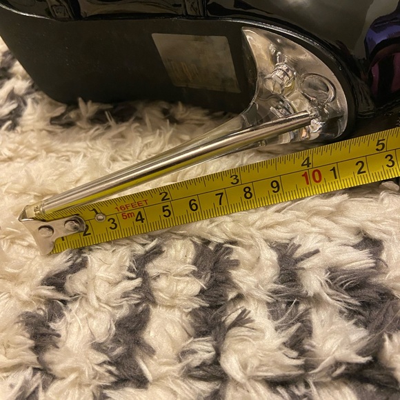 Azalea Wang Diamond Drip Faux Patent Leather Bootie - Picture 12 of 12